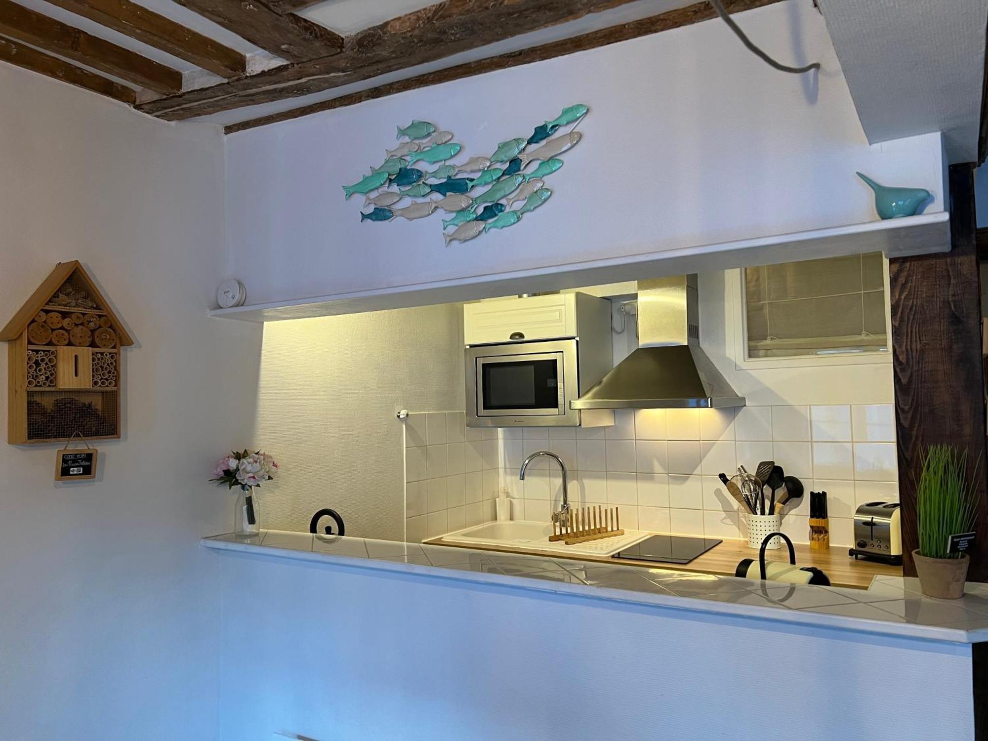Une Pause Chez Julien, Appartement Lumineux Et Idealement Situe! Онфлёр Экстерьер фото